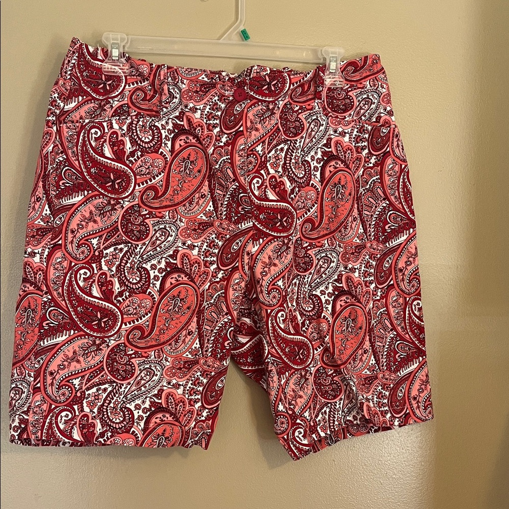 Talbots Red Paisley Women's Shorts